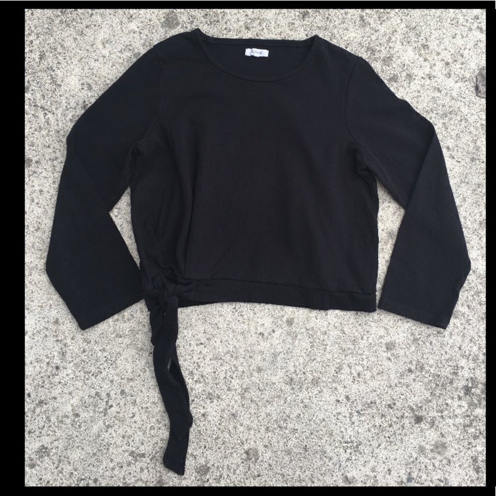 Madewell Texture & Thread side tie top. XL